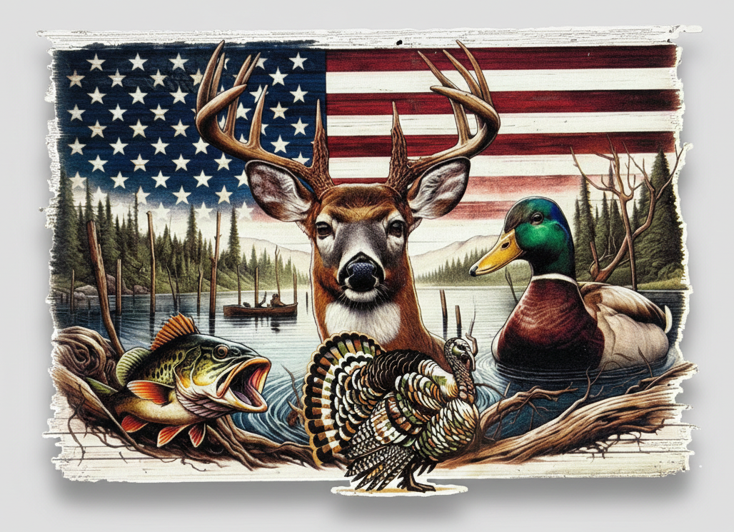 Americana Hunting Patch