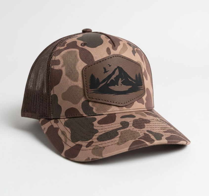 Laser Engraved patch Hat